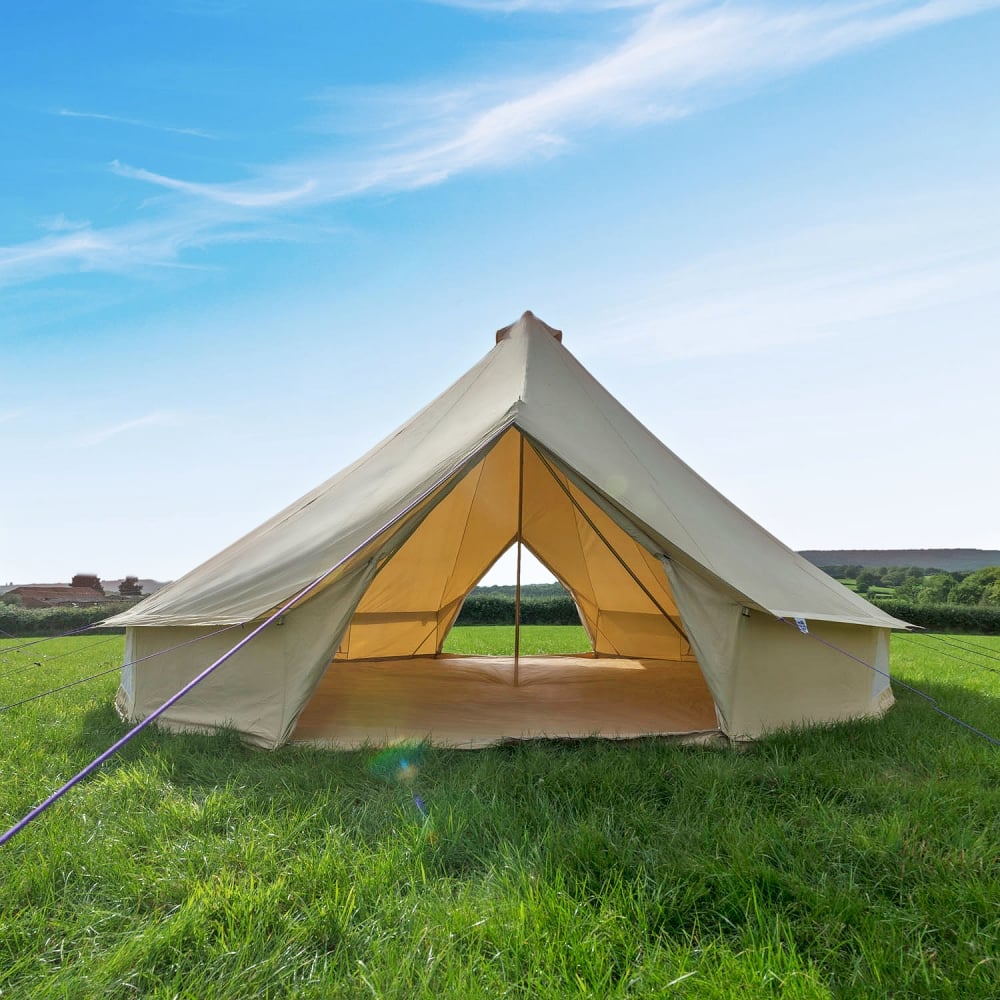 Empty Bell tent