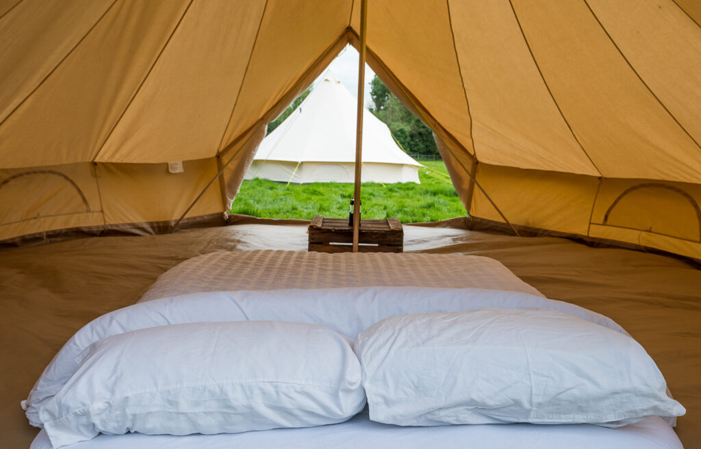 Basic Bell Tent The Magpies Festival Accommodation