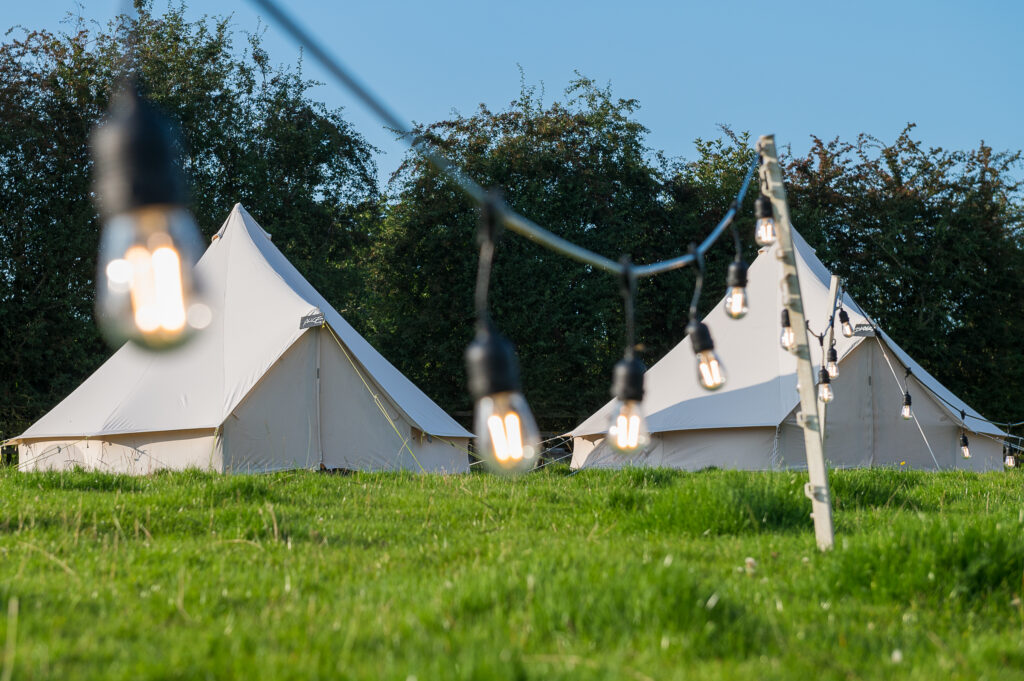Bell tents in York