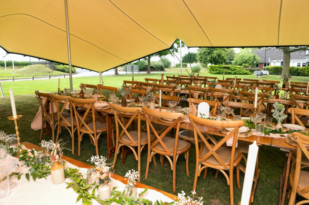 Wedding stretch tent in Leeds
